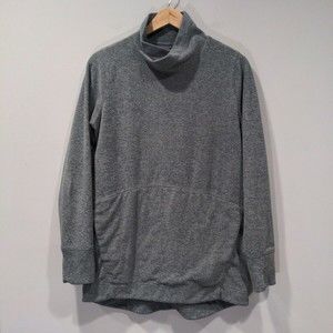 Duluth Trading Co Women's Frost Lake Tunic Size M Gray Fleece Sweater Layering